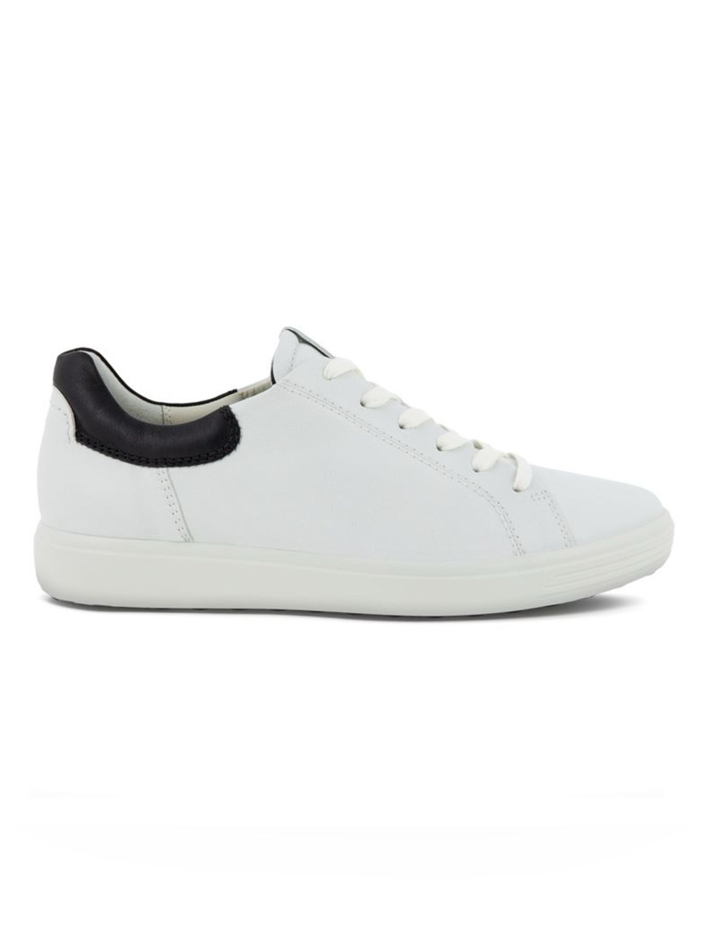 ECCO Soft 7 Women’s White Leather Sneakers Sz 39